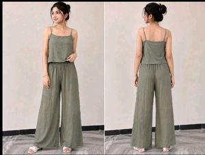 Stylish Olive Green Co-ord Set(set of 2)