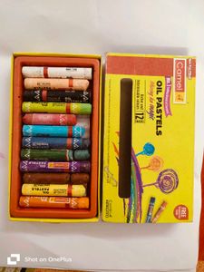 Camel Oil Pastels &amp; Plastic Crayons Combo