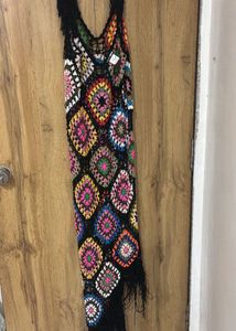 Boho Crochet Maxi Dress