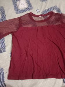 Maroon Never Coast Tee