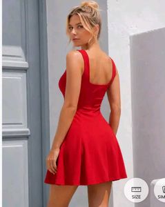 Chic Red Mini Dress❤️