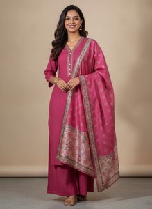 Beautiful Pink Kurta Set