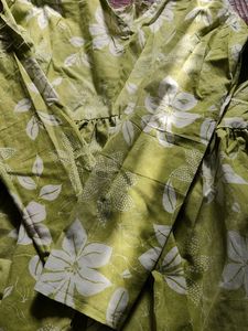 Green Floral Kurta