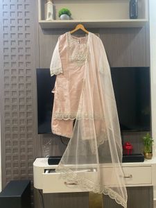 Elegant Pink Kurta Set with Dupatta