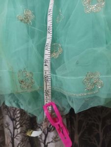 Stunning Teal Sequin Gown