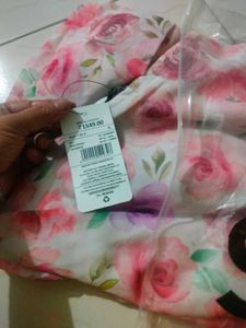 new with tag Floral One Shoulder Dress