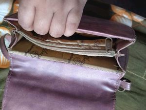 CUTE MAUVE PINK SLING BAG