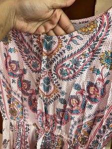 Boho Print Mini Dress