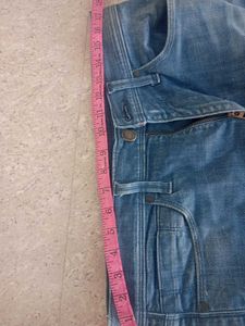 Levis Blue damage denim Jeans
