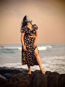 Leopard Print Midi Skirt