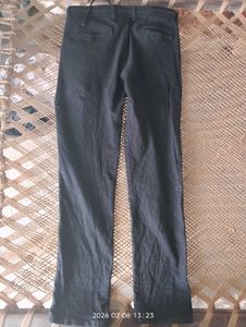 Men's Black Casual Trousers
