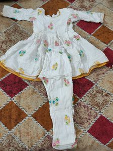 frog with pant white and multi colour