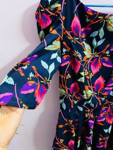 Floral Print mini Dress New