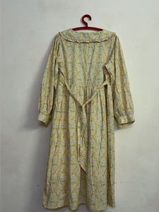 Floral Peter Pan Collar Midi Dress
