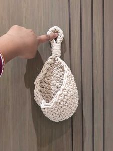 Handmade Crochet Baskets Set of 2