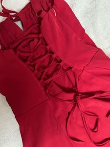 Stunning Red Bustier Mini Dress/Top