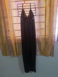 Price drop- Elegant Black Nightgown