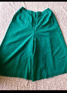 Green Wide-Leg Pants