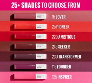 (Pack of 2) Maybelline Matte Liquid Lipsticks