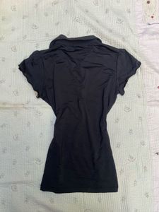 polo fitted y2k top