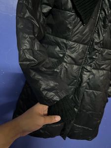 Puffy Winter Black Woollen Jacket♥️
