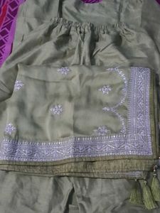 Stitched Silk Maternity Suit