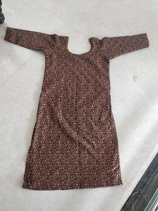 maroon kurta top