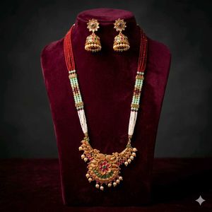 Exquisite Ethnic Necklace & Earrings Set