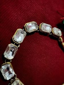 Stunning Rectangle Crystal Necklace