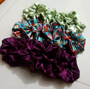 Luxury Satin Scrunchie Set - 18 Pcs
