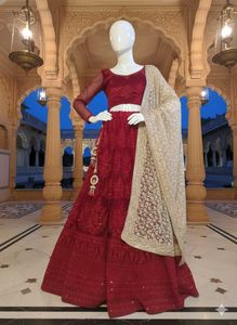 Elegant Red Lehenga Choli