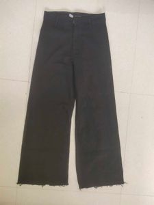 Imported Massimo Dutti Black Flared Jeans