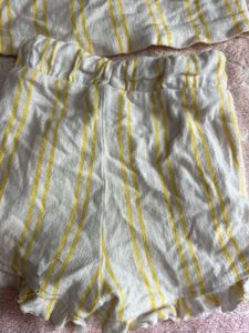 Striped Top &amp; Shorts Set