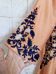 Embroidered Festive Fushion Set