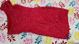Cherry Red Sequin Dress