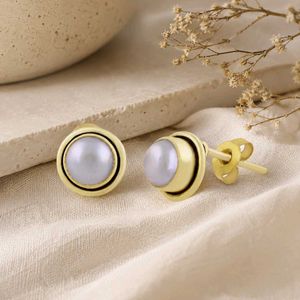 real Pearl Stud Earrings