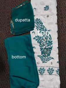 Embellished Kurta Set with Dupatta