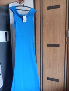 Vibrant Blue Maxi Dress