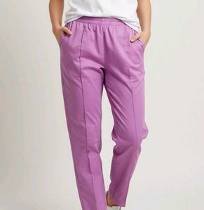 Purple Casual Pants