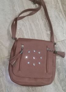 Leather Sling Bag / 350 Coins
