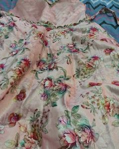 Beautiful Floral Print Gown