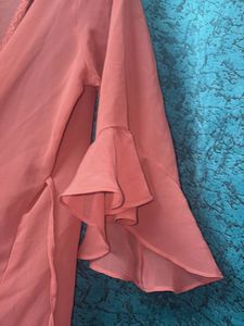 Sheer Wrap Kimono Nightie