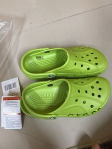 Neon Green Crocs