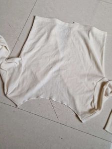 Cream Button-Down Cardigan