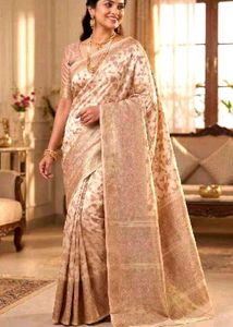 new silk saree with kurti set