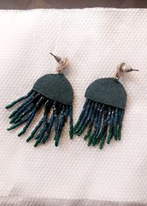 Dual Shade Sequence Work Hanging Earings