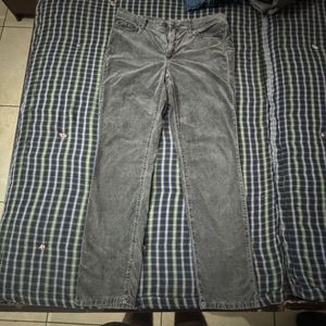 Gray Corduroy Pants