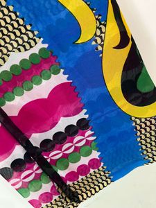Vibrant Abstract Print Saree