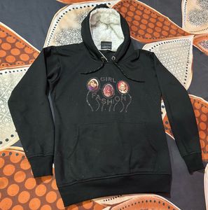 Girl Fashion Black Hoodie