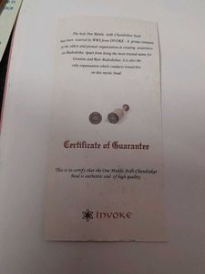 New Unused Ek Mukhi Rudraksha Pendant+free Chain